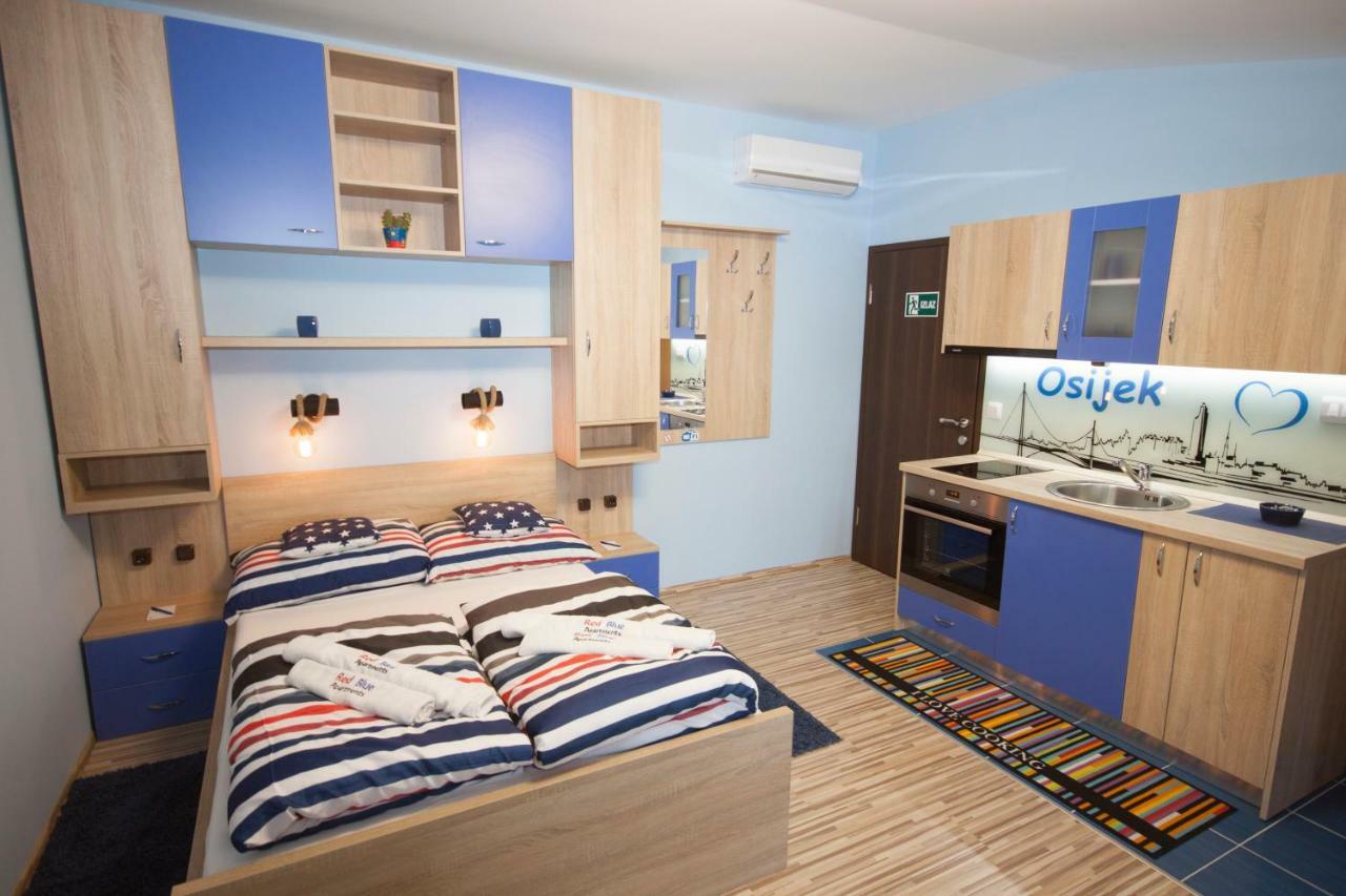 Design Apartments Red Blue أوسييك المظهر الخارجي الصورة